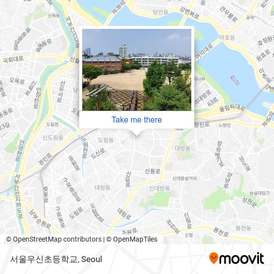 서울우신초등학교 map