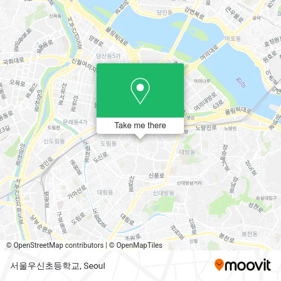 서울우신초등학교 map