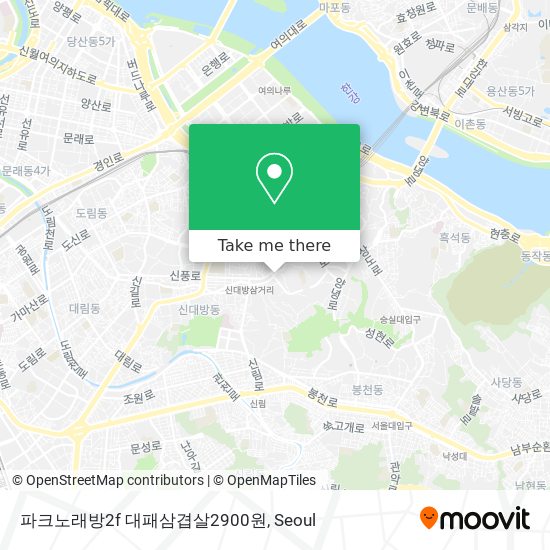 파크노래방2f              대패삼겹살2900원 map