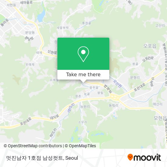 멋진남자 1호점 남성컷트 map