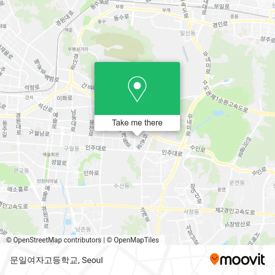 문일여자고등학교 map