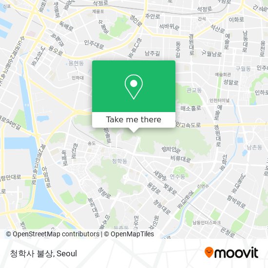 청학사 불상 map