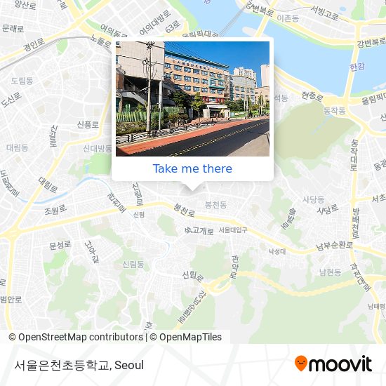 서울은천초등학교 map
