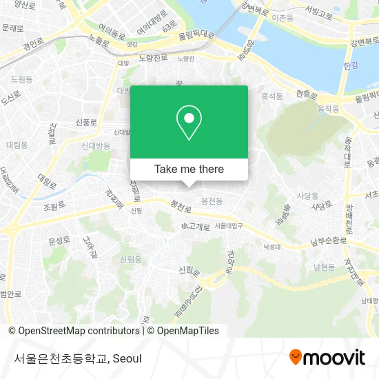 서울은천초등학교 map