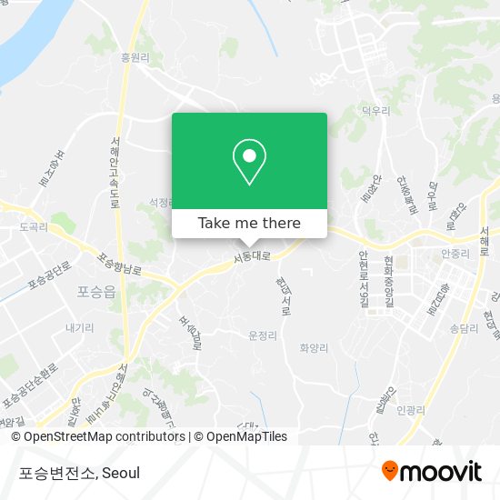 포승변전소 map