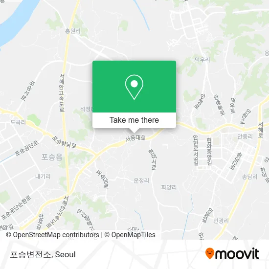 포승변전소 map