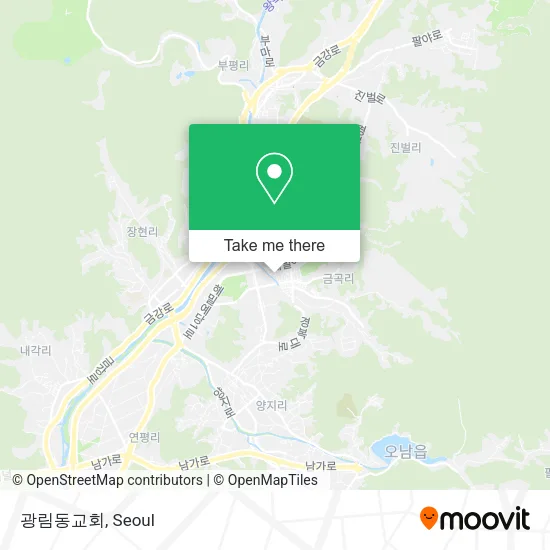 광림동교회 map