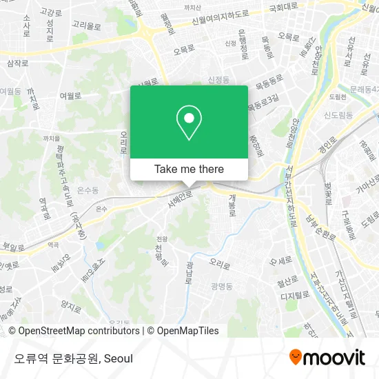 오류역 문화공원 map