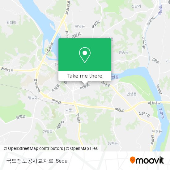 국토정보공사교차로 map