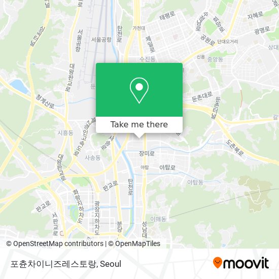 포츈차이니즈레스토랑 map