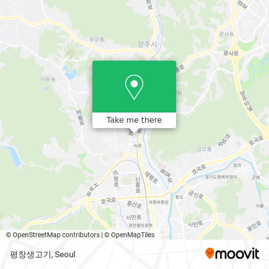 평창생고기 map