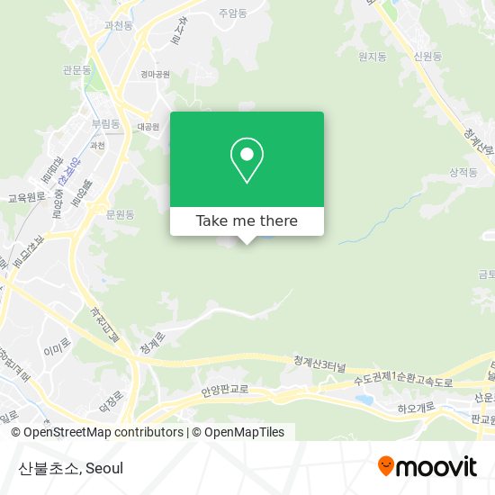 산불초소 map