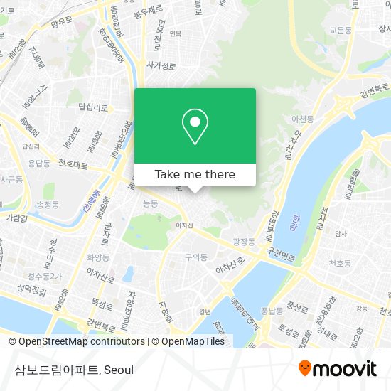 삼보드림아파트 map