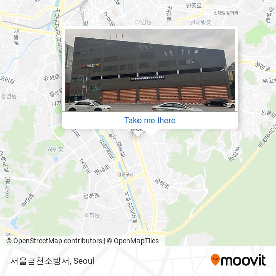 서울금천소방서 map