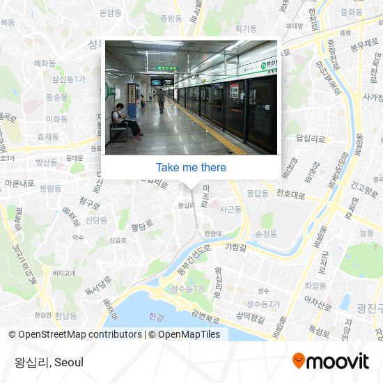 왕십리 map