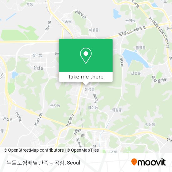누들보쌈배달만족능곡점 map