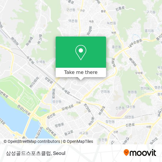 삼성골드스포츠클럽 map