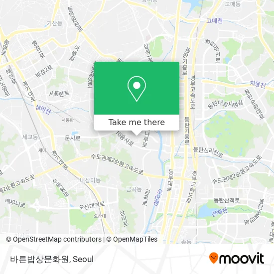 바른밥상문화원 map