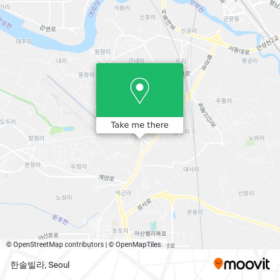 한솔빌라 map