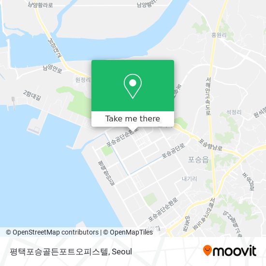 평택포승골든포트오피스텔 map