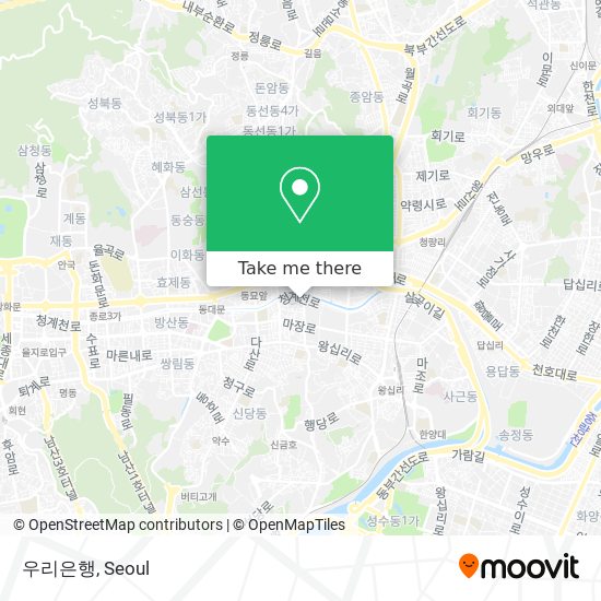 우리은행 map