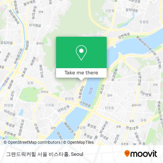 그랜드워커힐 서울 비스타홀 map