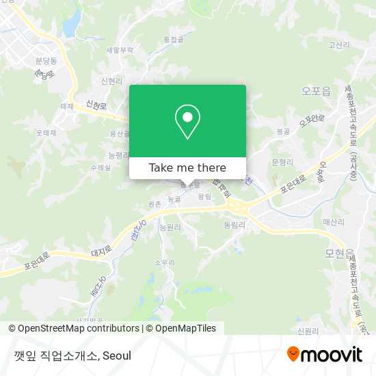 깻잎 직업소개소 map