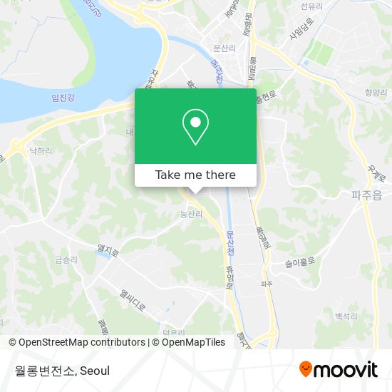 월롱변전소 map