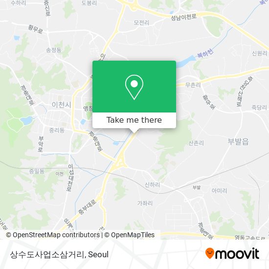 상수도사업소삼거리 map
