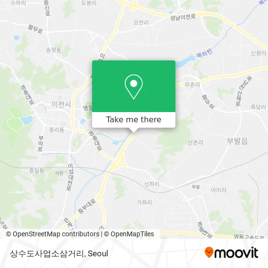 상수도사업소삼거리 map