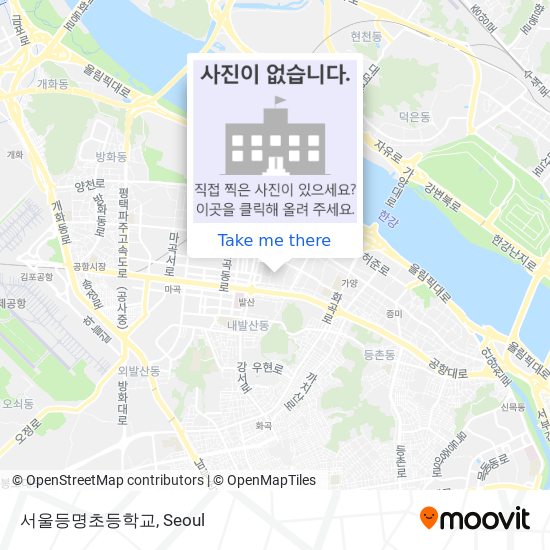 서울등명초등학교 map