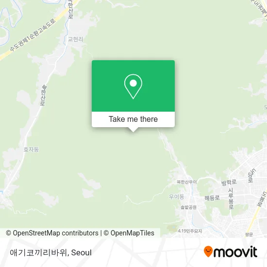 애기코끼리바위 map