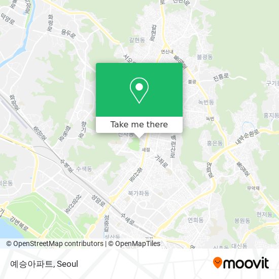 예승아파트 map