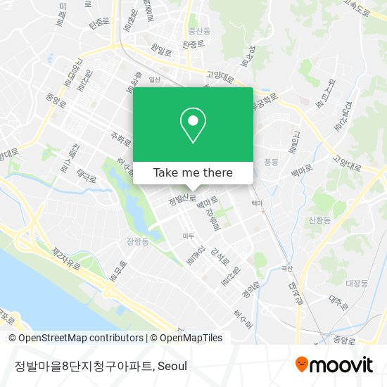 정발마을8단지청구아파트 map