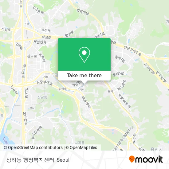 상하동 행정복지센터 map
