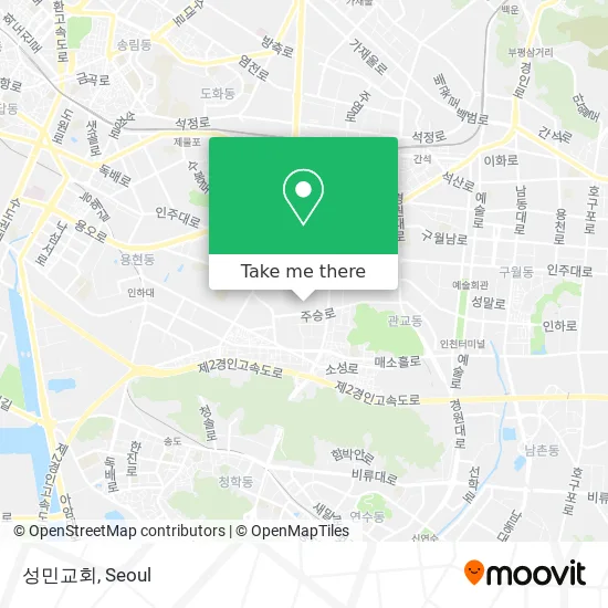 성민교회 map