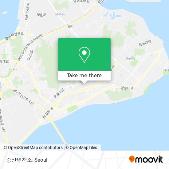중산변전소 map