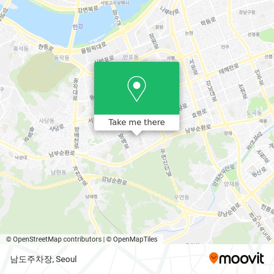 남도주차장 map