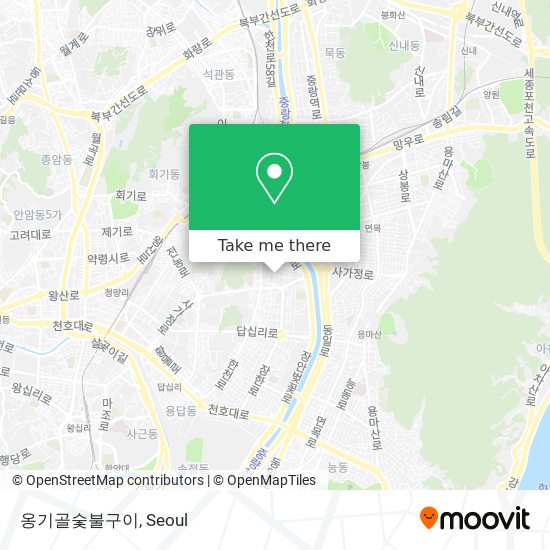 옹기골숯불구이 map
