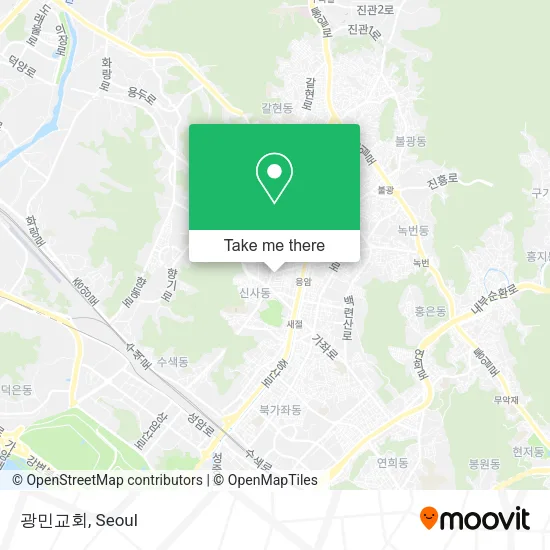 광민교회 map