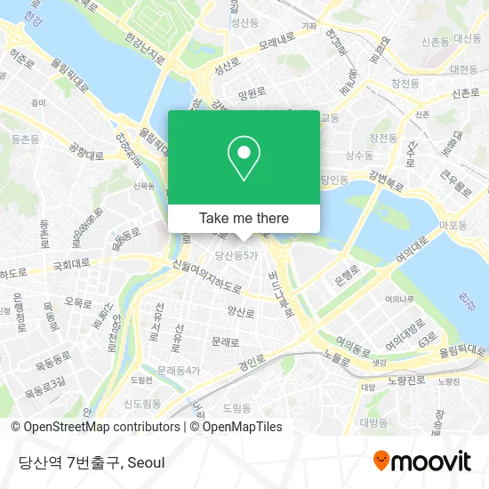 당산역 7번출구 map