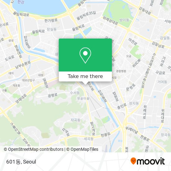 601동 map
