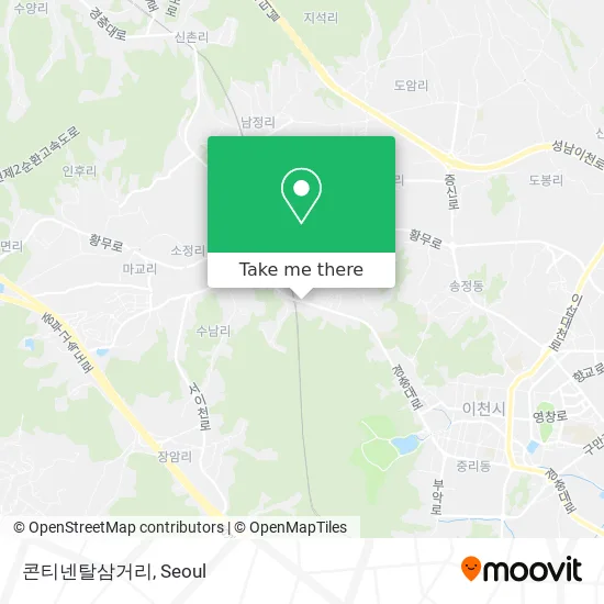 콘티넨탈삼거리 map