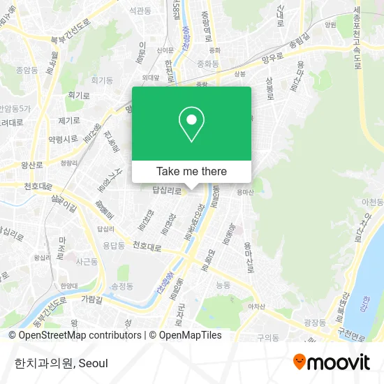 한치과의원 map