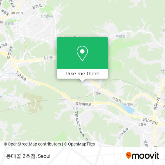 동태골 2호점 map
