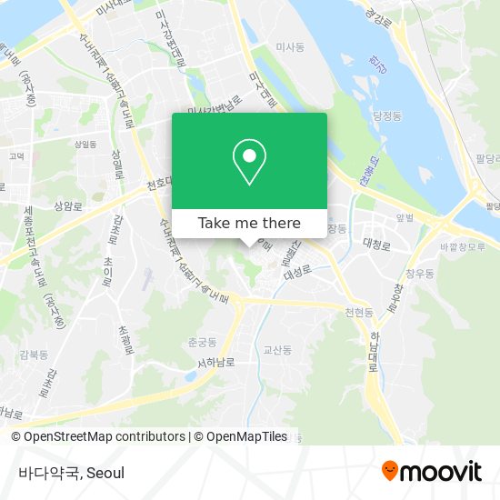 바다약국 map