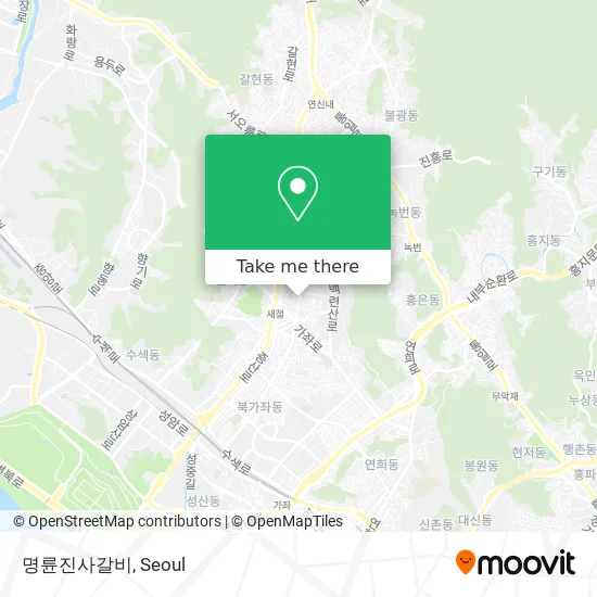 명륜진사갈비 map