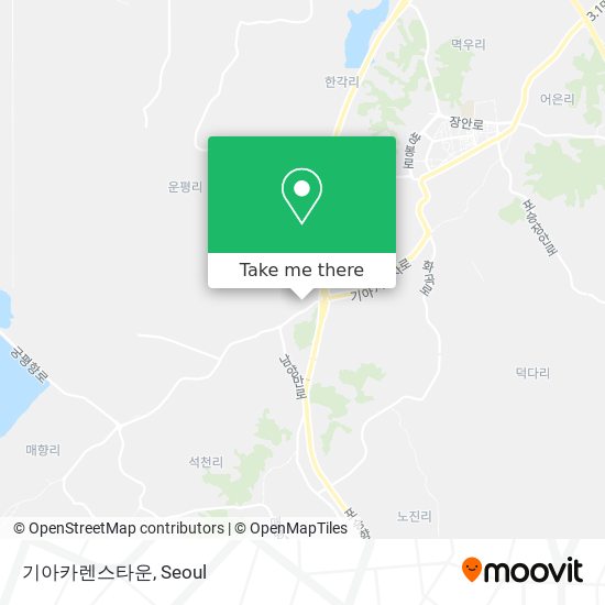 기아카렌스타운 map