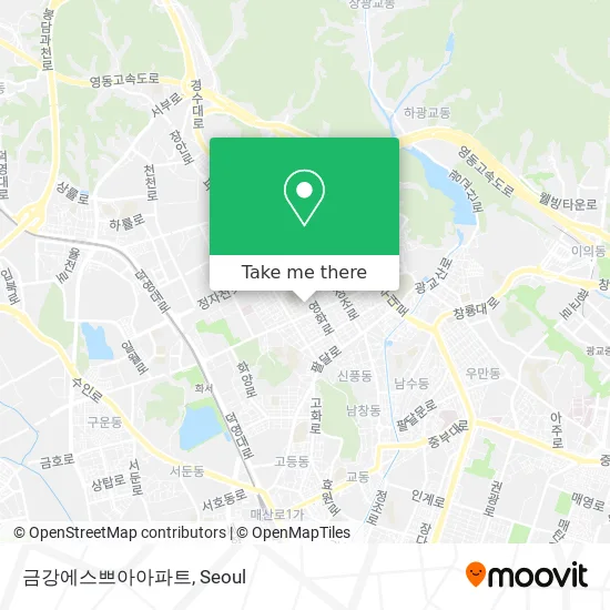금강에스쁘아아파트 map