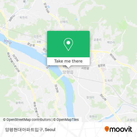 양평현대아파트입구 map